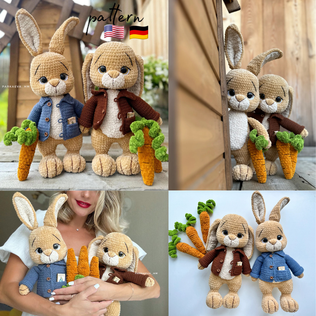 The Ultimate Collection: Beloved Amigurumi Characters 4-in-1 Pattern Bundle.