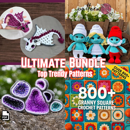 ULTIMATE CROCHET BUNDLE: 4 TRENDY COLLECTIONS