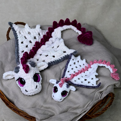 "Emerald Guardian" Dragon Amigurumi (Digital Download)