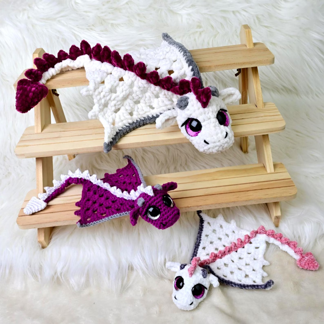 "Emerald Guardian" Dragon Amigurumi (Digital Download)