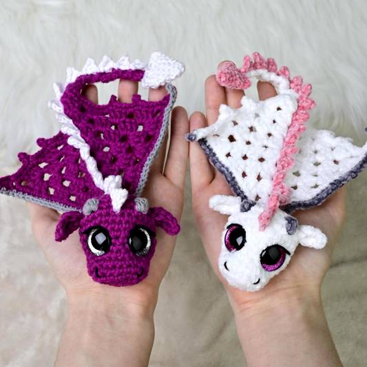 "Emerald Guardian" Dragon Amigurumi (Digital Download)