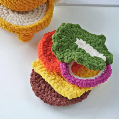 Dinosaur Crochet Pattern Bundle, Dino Snack Trio Crochet, Ice Cream Stegosaurus Crochet, Hot Dog Brachiosaurus Crochet, Ankylobuger Crochet