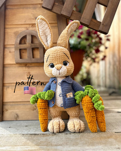 Crochet Pattern Peter Rabbit and Benjamin Bunny