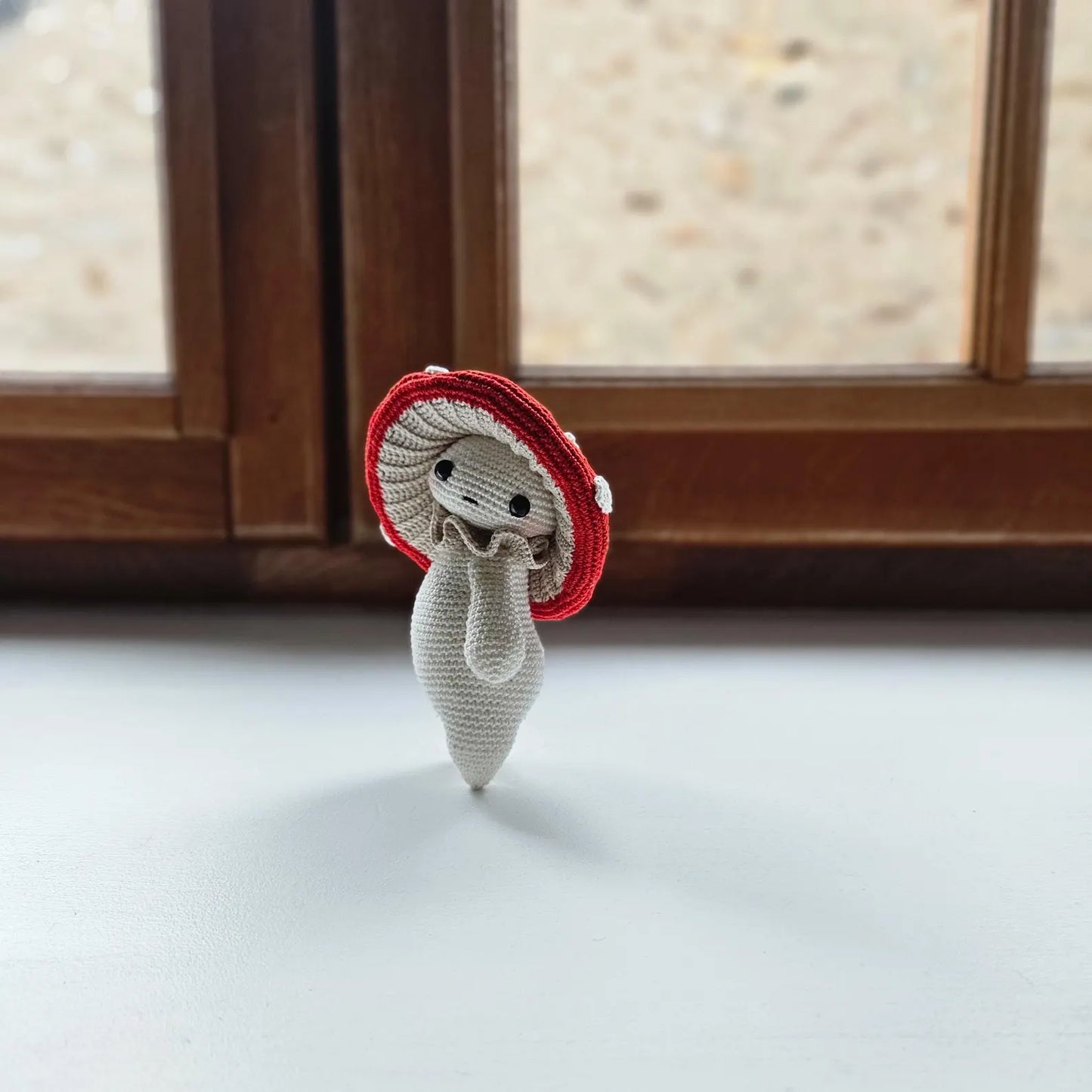 Mushroom guy - critter stitch crochet pattern / amigurumi Plus ✅ FREE Bonus: 20 Gorgeous Flower Patterns