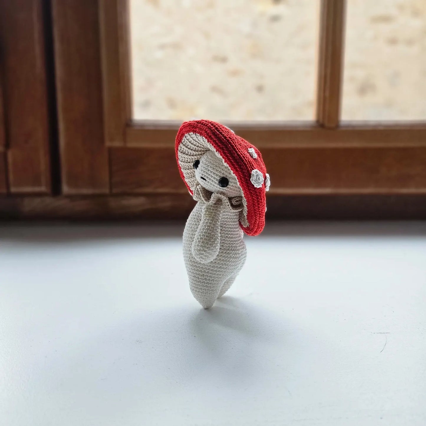 Mushroom guy - critter stitch crochet pattern / amigurumi Plus ✅ FREE Bonus: 20 Gorgeous Flower Patterns