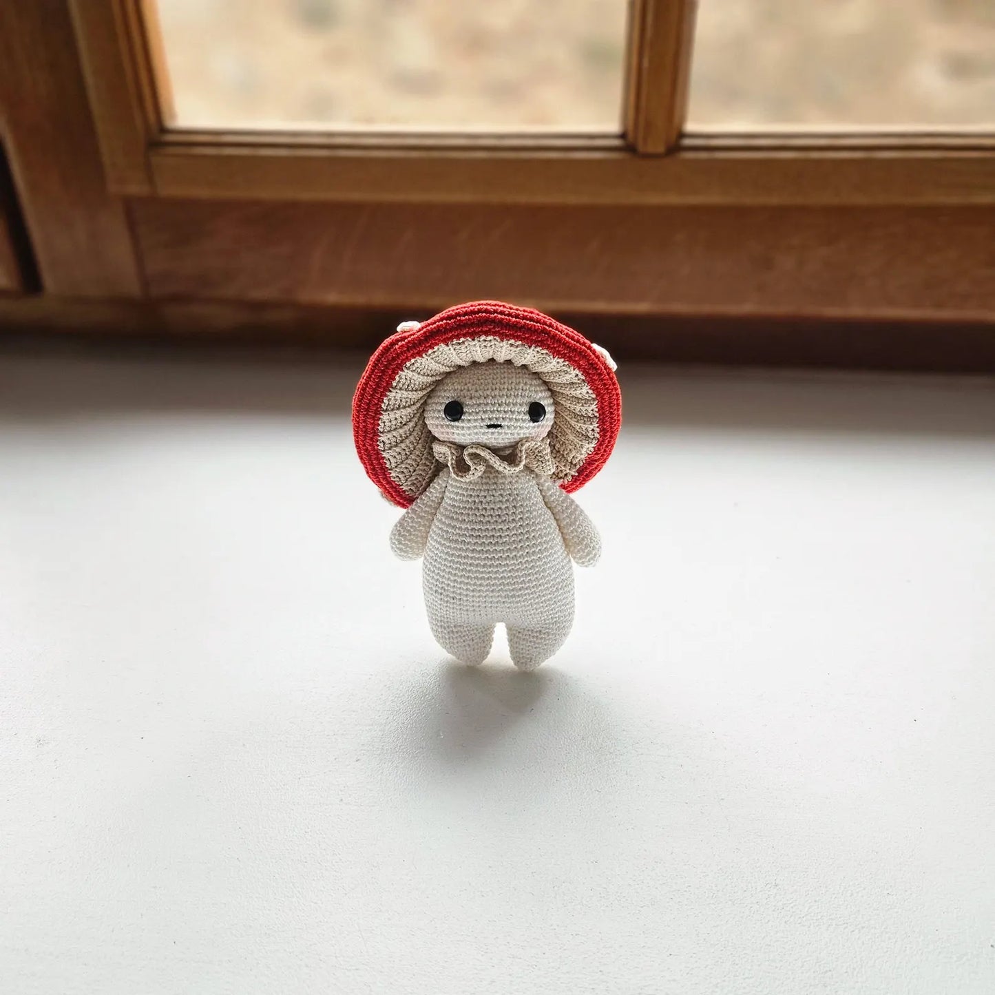 Mushroom guy - critter stitch crochet pattern / amigurumi Plus ✅ FREE Bonus: 20 Gorgeous Flower Patterns