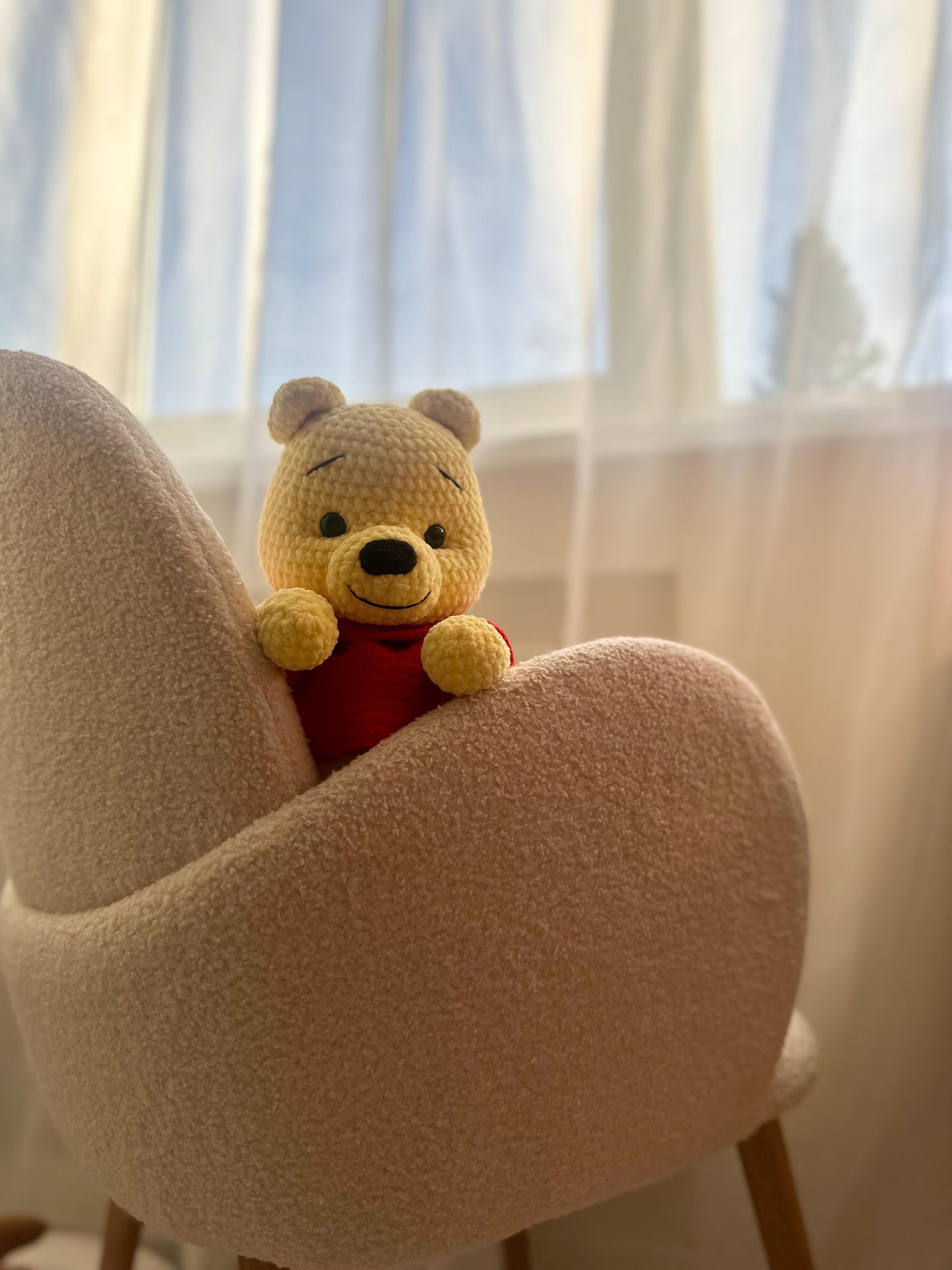 Winnie the pooh crochet pattern Adorable plus toy amigurumi pattern