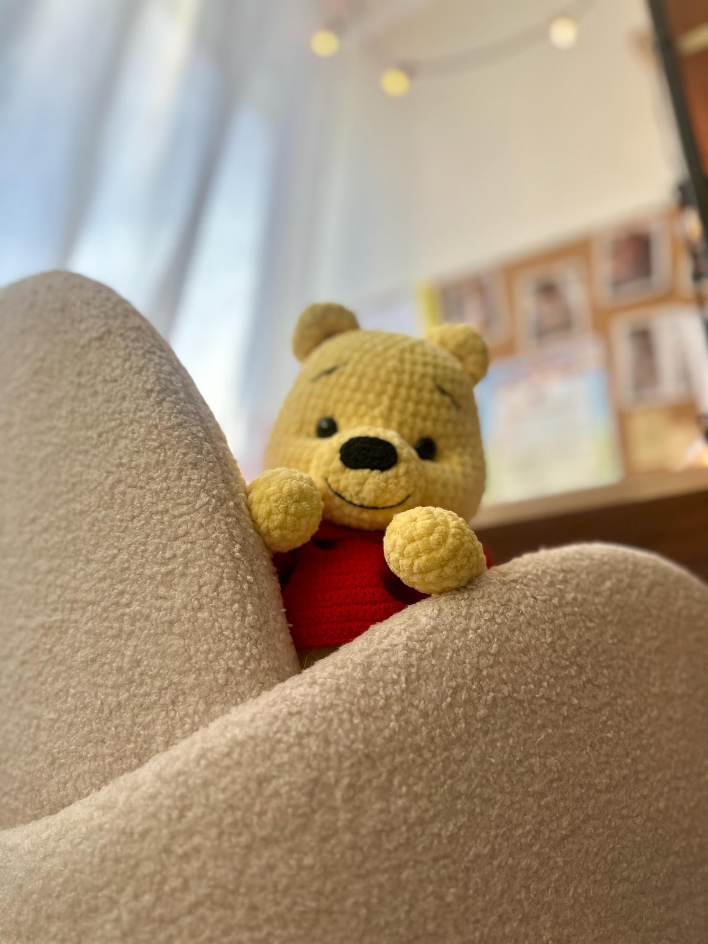 Winnie the pooh crochet pattern Adorable plus toy amigurumi pattern