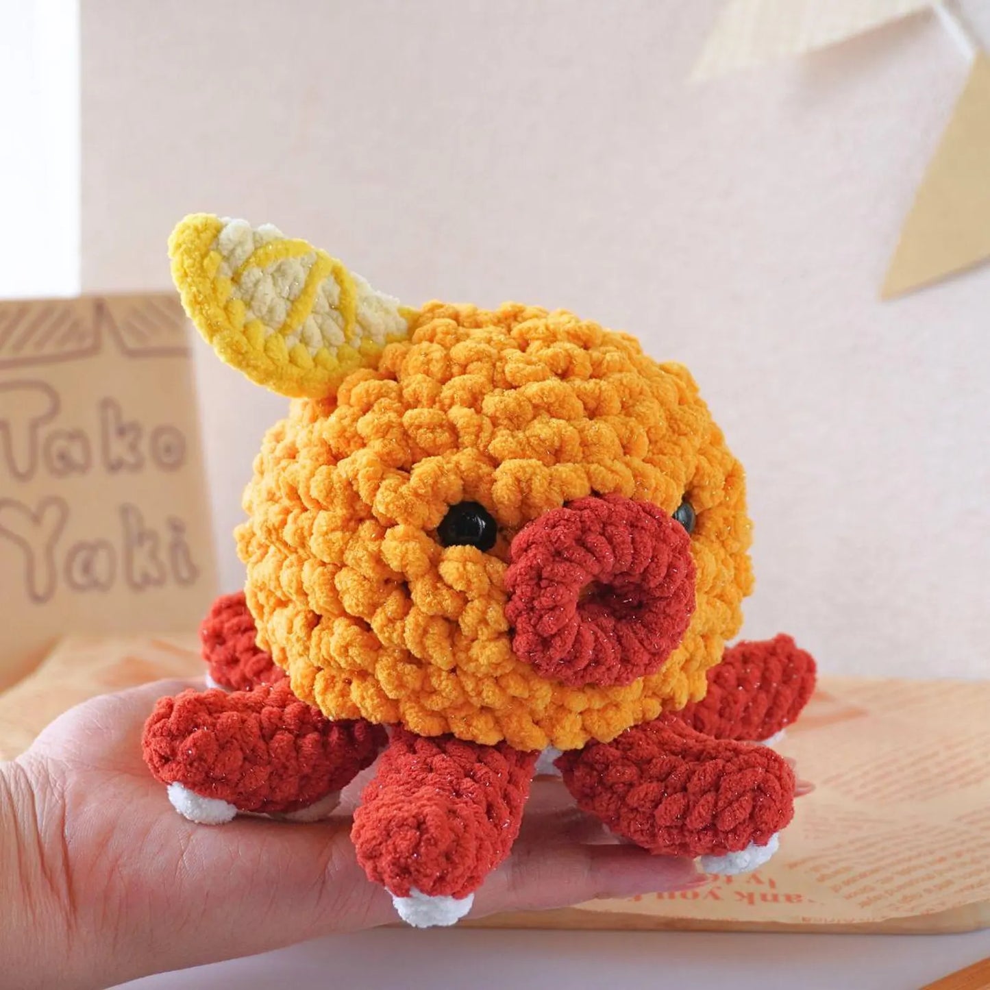 Tako Crochet Patterns Bundle | Fried Squid Takoyaki Pattern, Hot Dog Octopus Pattern, Takoyaki Pattern, Amigurumi Crochet Patterns