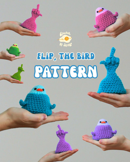 Flip, the bird CROCHET PATTERN